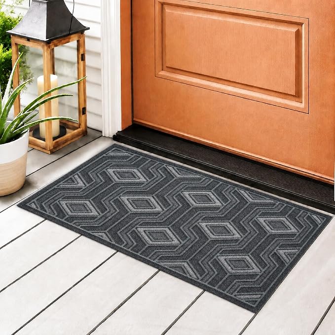 The Entry Printed Polyester Floor Mat